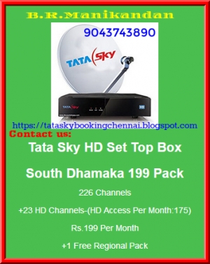 TataSky SD &HD New Connection |Chennai – 9043743890